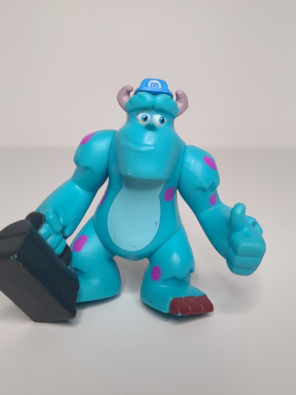 Disney Monsters Inc. Sulley Figure with Lunch Box – 2.5" Plastic Spin Master